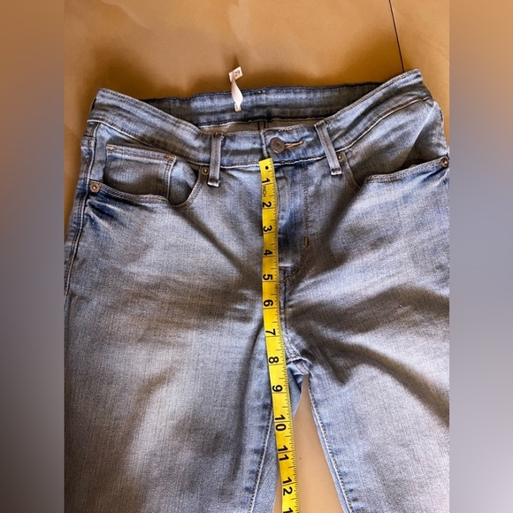 Levis Straus Co. Mid Rise Skinny ligth blue Jeans Womens Size 29 jeans pocket - Picture 8 of 16
